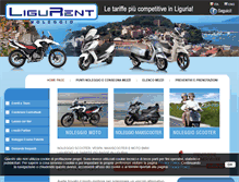Tablet Screenshot of ligurentnoleggio.com